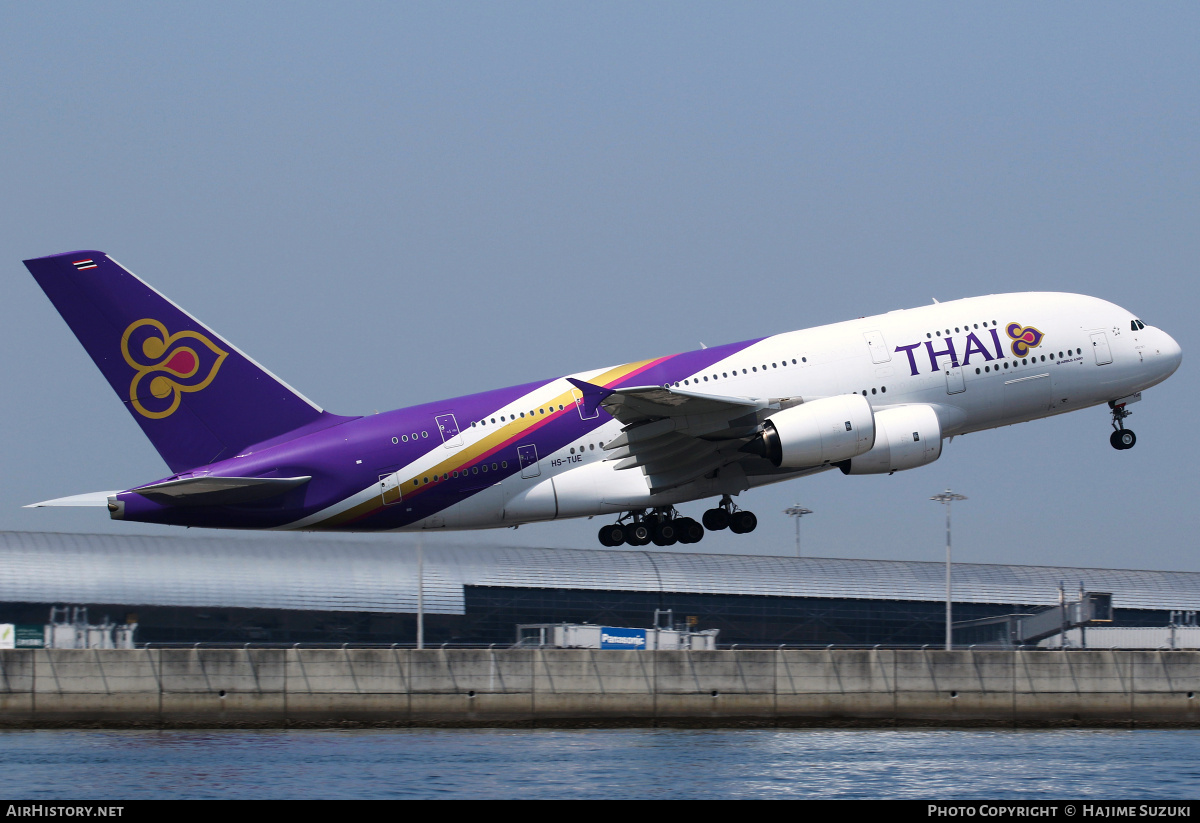 Aircraft Photo of HS-TUE | Airbus A380-841 | Thai Airways International | AirHistory.net #634515