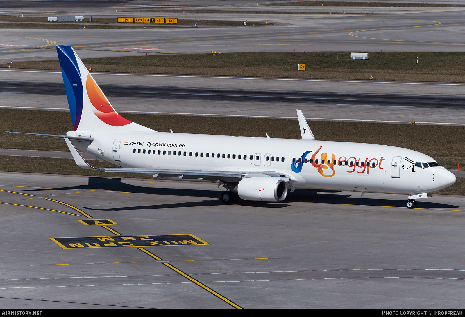 Aircraft Photo of SU-TMK | Boeing 737-82R | FlyEgypt | AirHistory.net #634572