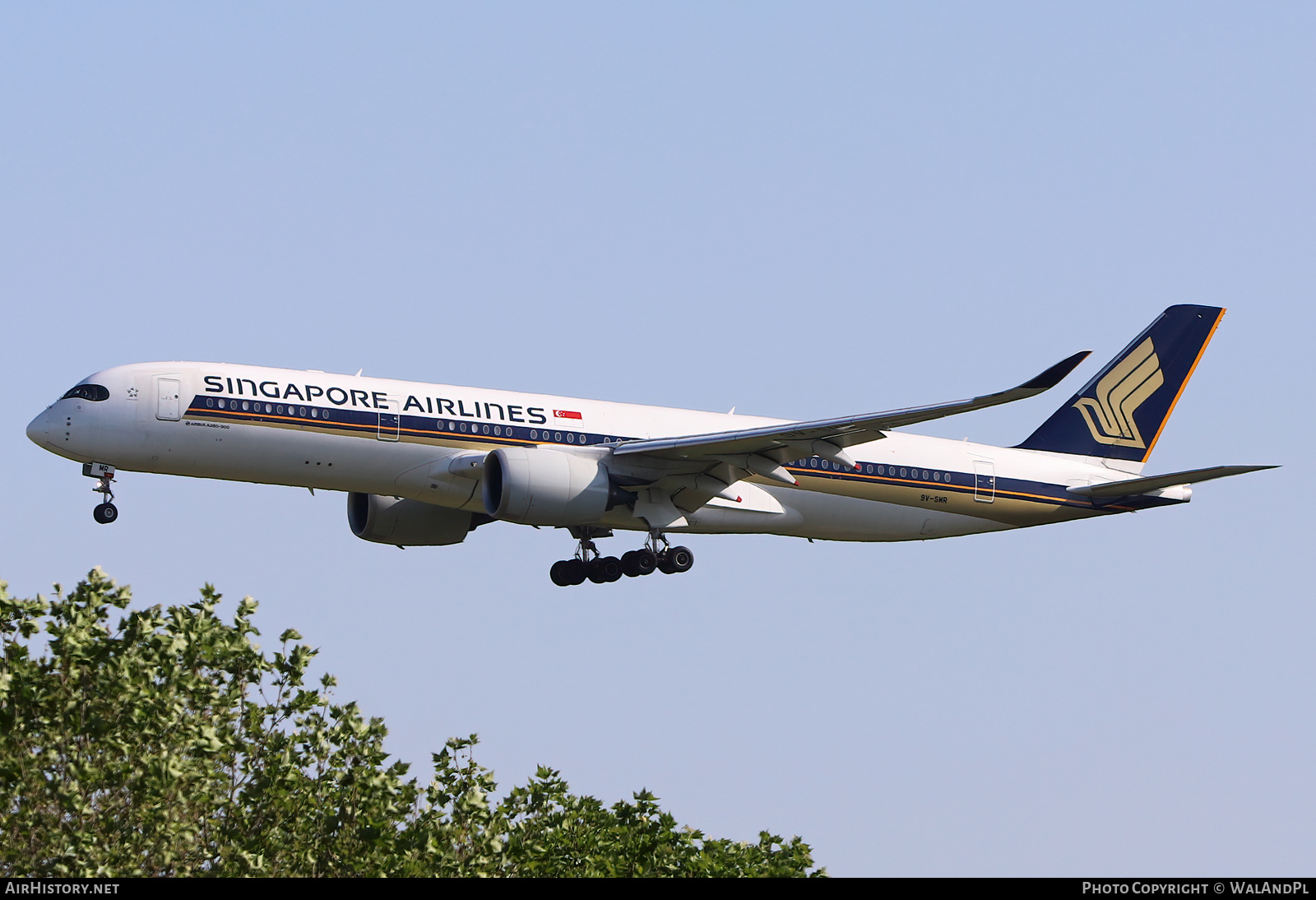 Aircraft Photo of 9V-SMR | Airbus A350-941 | Singapore Airlines | AirHistory.net #634605