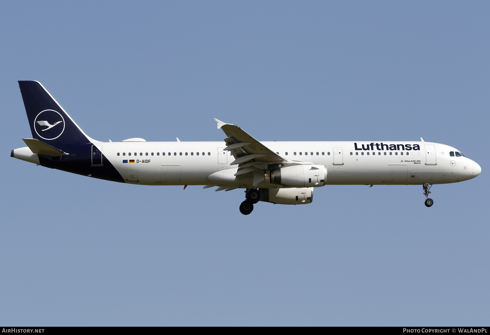 Aircraft Photo of D-AIDF | Airbus A321-231 | Lufthansa | AirHistory.net #634628