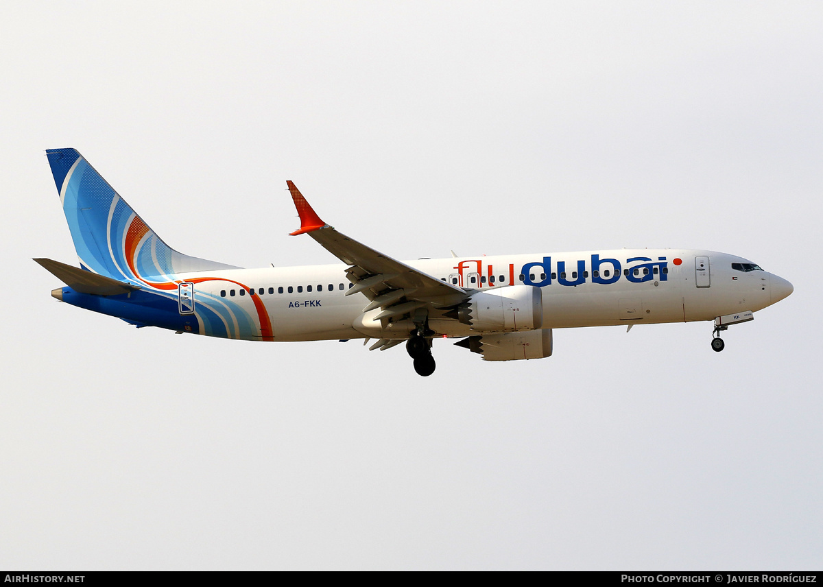 Aircraft Photo of A6-FKK | Boeing 737-8 Max 8 | Flydubai | AirHistory.net #634637