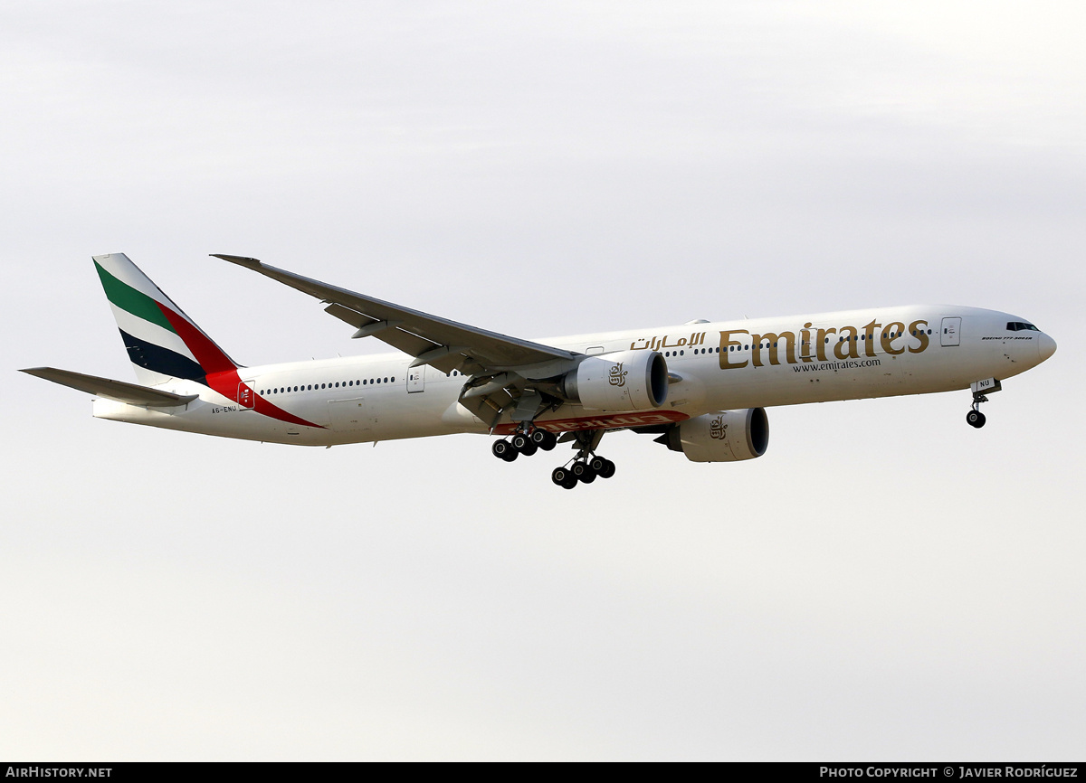 Aircraft Photo of A6-ENU | Boeing 777-31H/ER | Emirates | AirHistory.net #634638