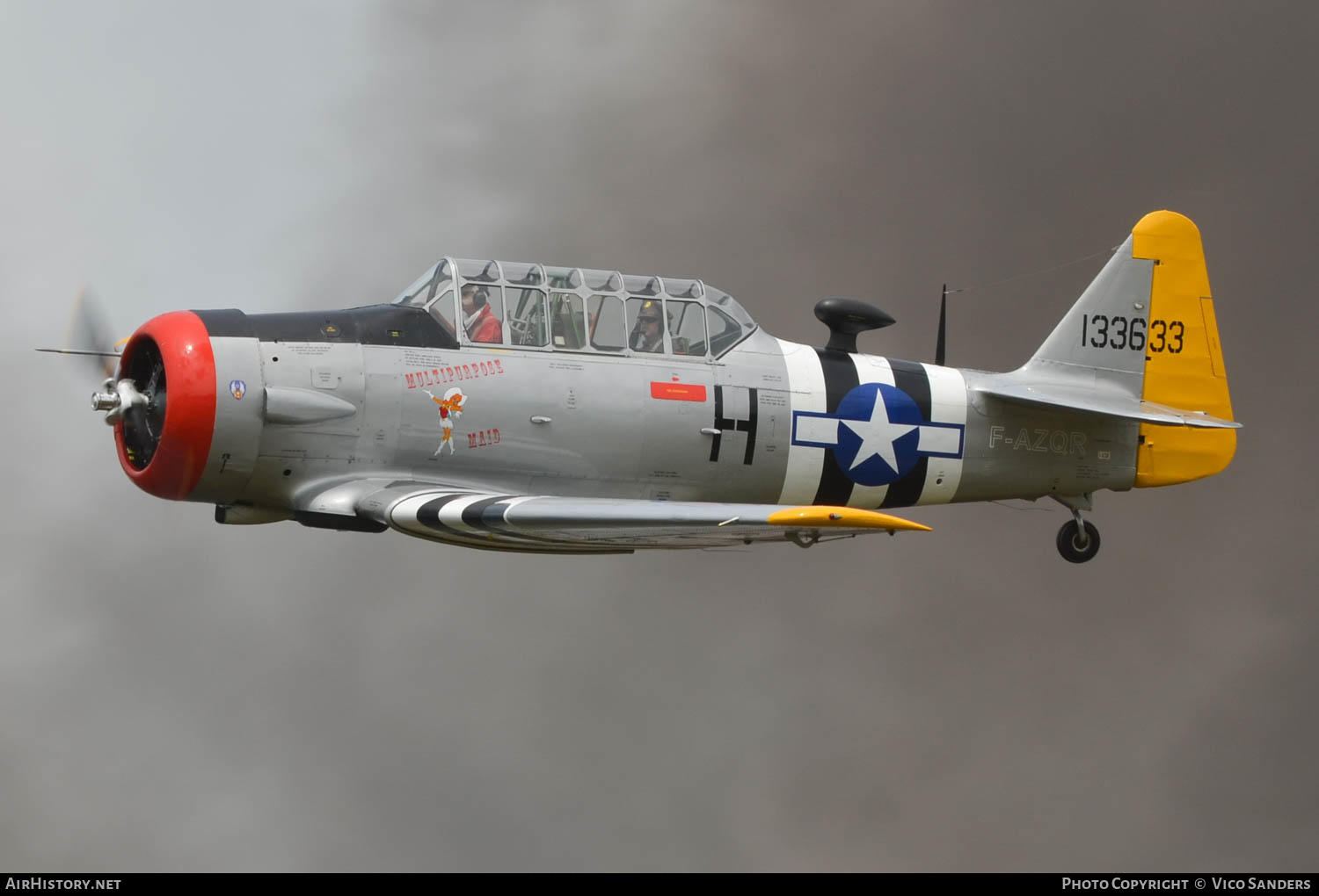 Aircraft Photo of F-AZQR | North American AT-6C Harvard IIA | USA - Air Force | AirHistory.net #634670