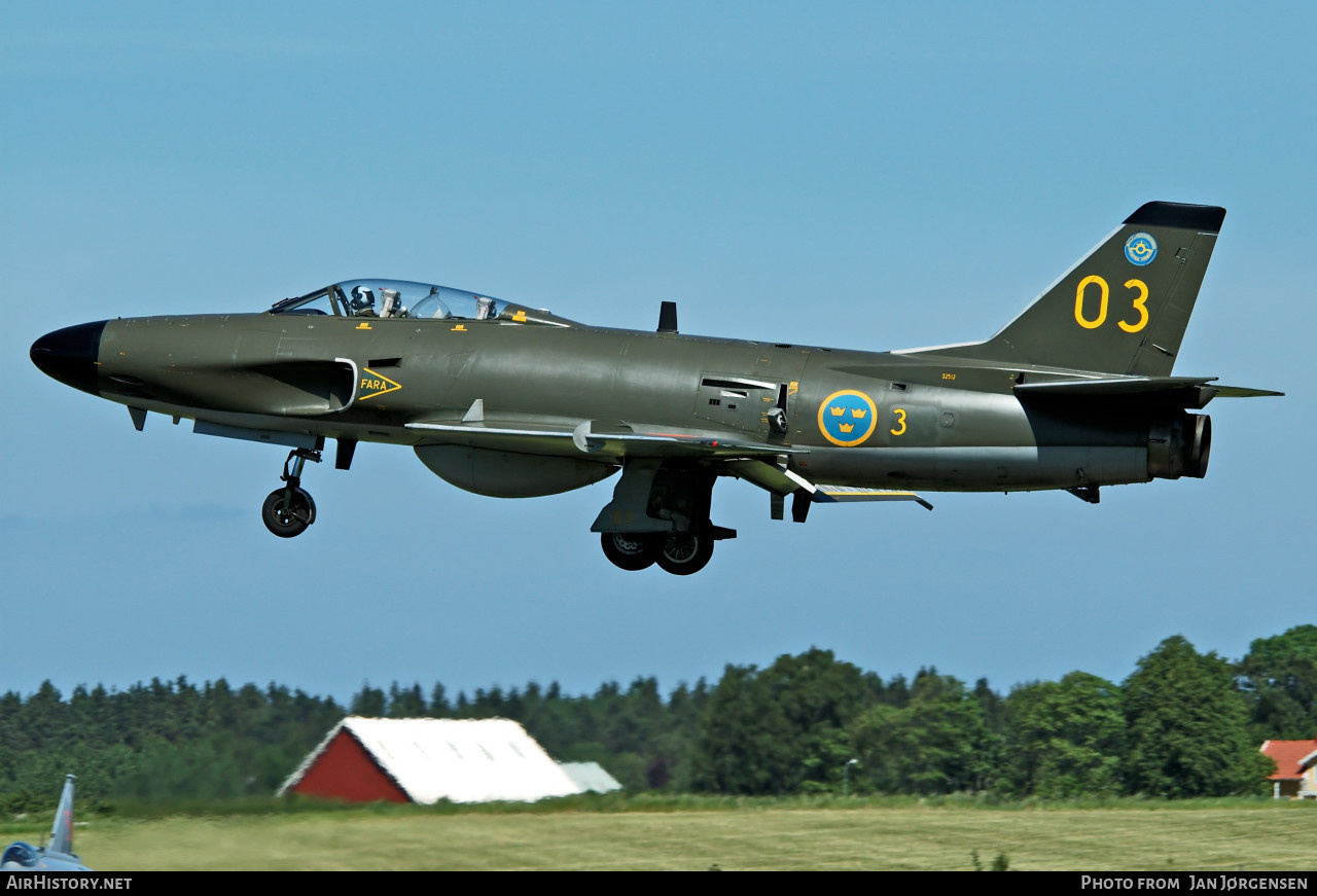 Aircraft Photo of 32512 | Saab J32E Lansen | Sweden - Air Force | AirHistory.net #634680