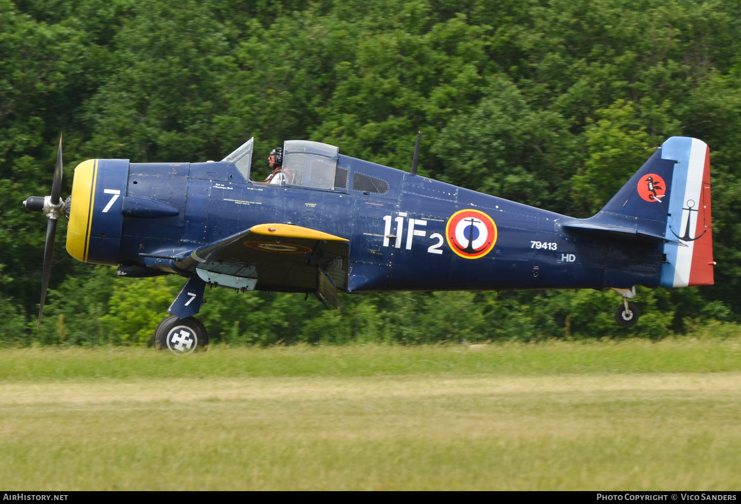 Aircraft Photo of F-AZHD / 79413 | North American T-6 / NA-68 (mod) | France - Navy | AirHistory.net #634691