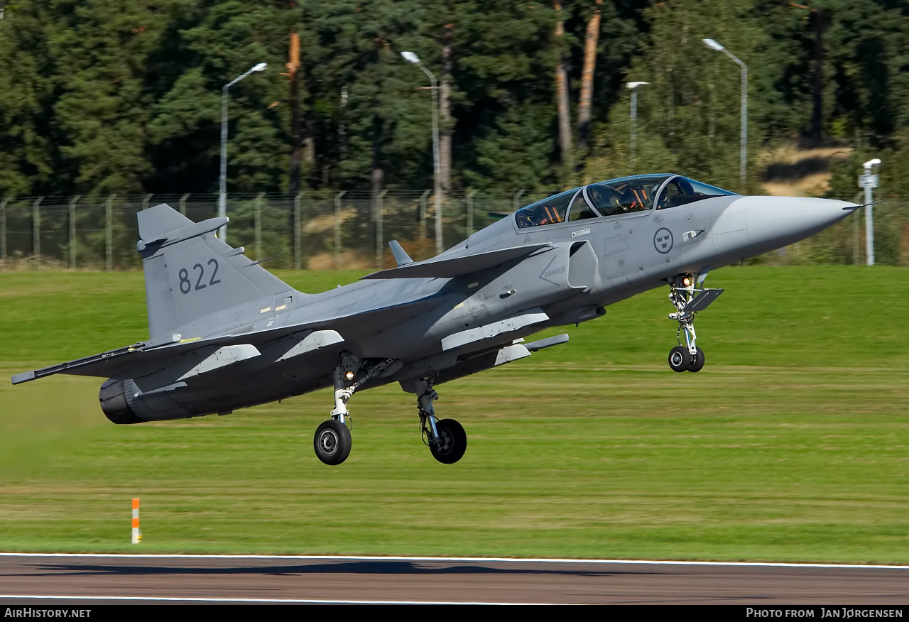 Aircraft Photo of 39822 | Saab 39 Gripen NG Demo | Sweden - Air Force | AirHistory.net #634758