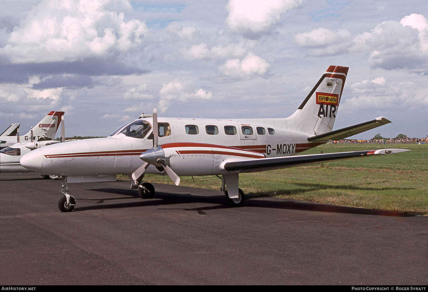 Aircraft Photo of G-MOXY | Cessna 441 Conquest | Brown Air | AirHistory.net #634774