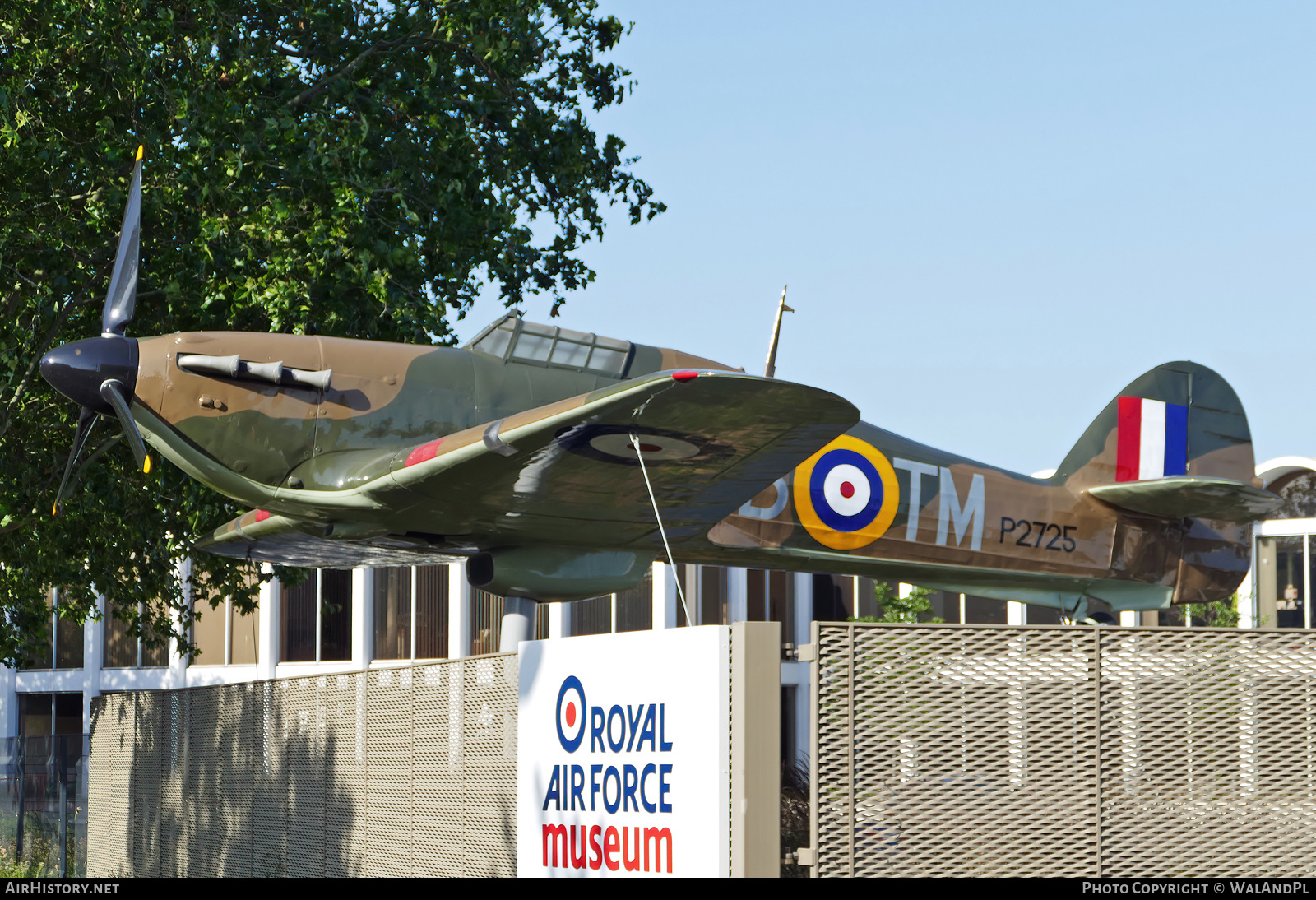 Aircraft Photo of P2725 | Hawker Hurricane Mk1 (replica) | UK - Air Force | AirHistory.net #634801