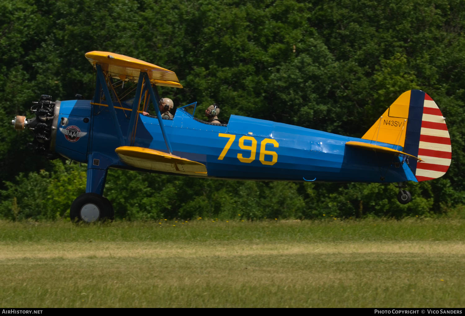 Aircraft Photo of N43SV / 796 | Boeing E75 Kaydet | USA - Air Force | AirHistory.net #634802