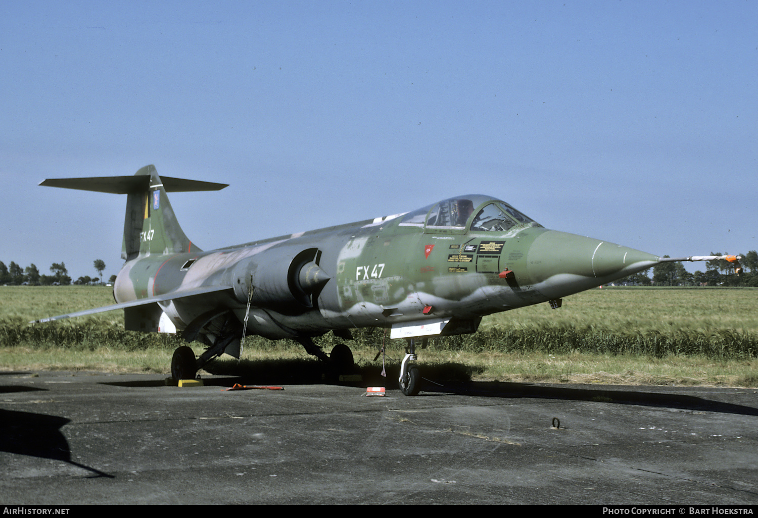 Aircraft Photo of FX47 | Lockheed F-104G Starfighter | Belgium - Air Force | AirHistory.net #634815