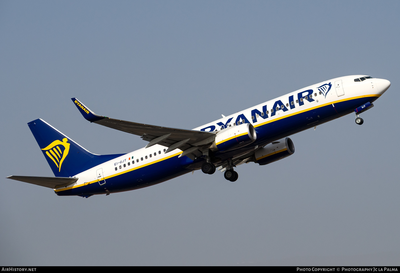 Aircraft Photo of EI-GJT | Boeing 737-800 | Ryanair | AirHistory.net #634821