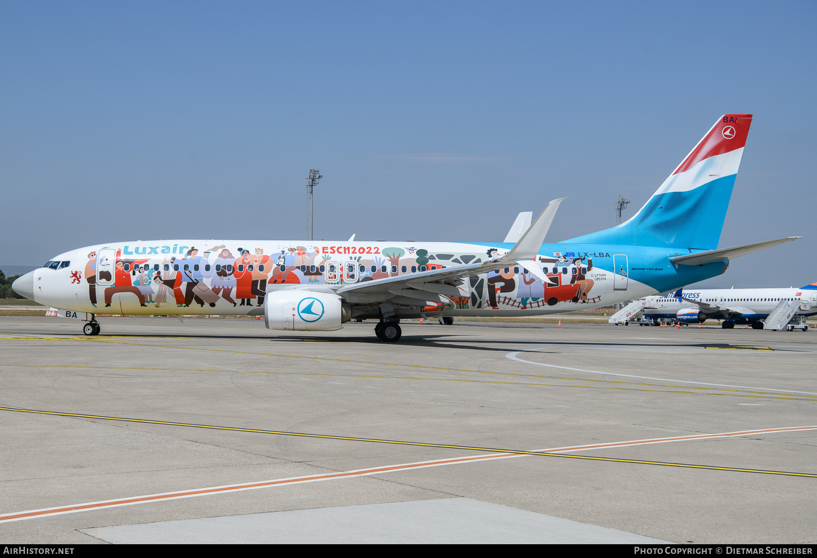Aircraft Photo of LX-LBA | Boeing 737-8C9 | Luxair | AirHistory.net #634828