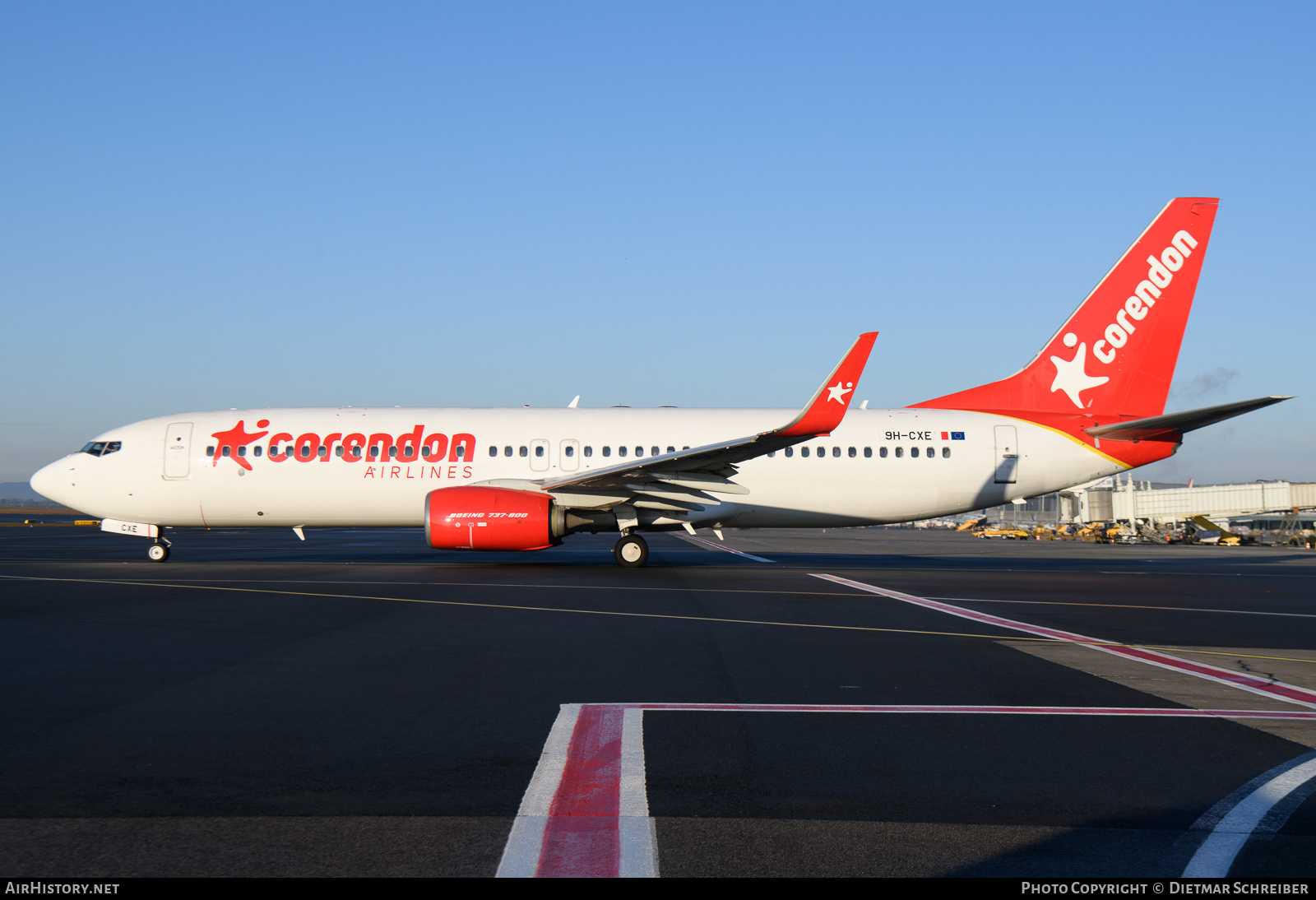 Aircraft Photo of 9H-CXE | Boeing 737-800 | Corendon Airlines | AirHistory.net #634852
