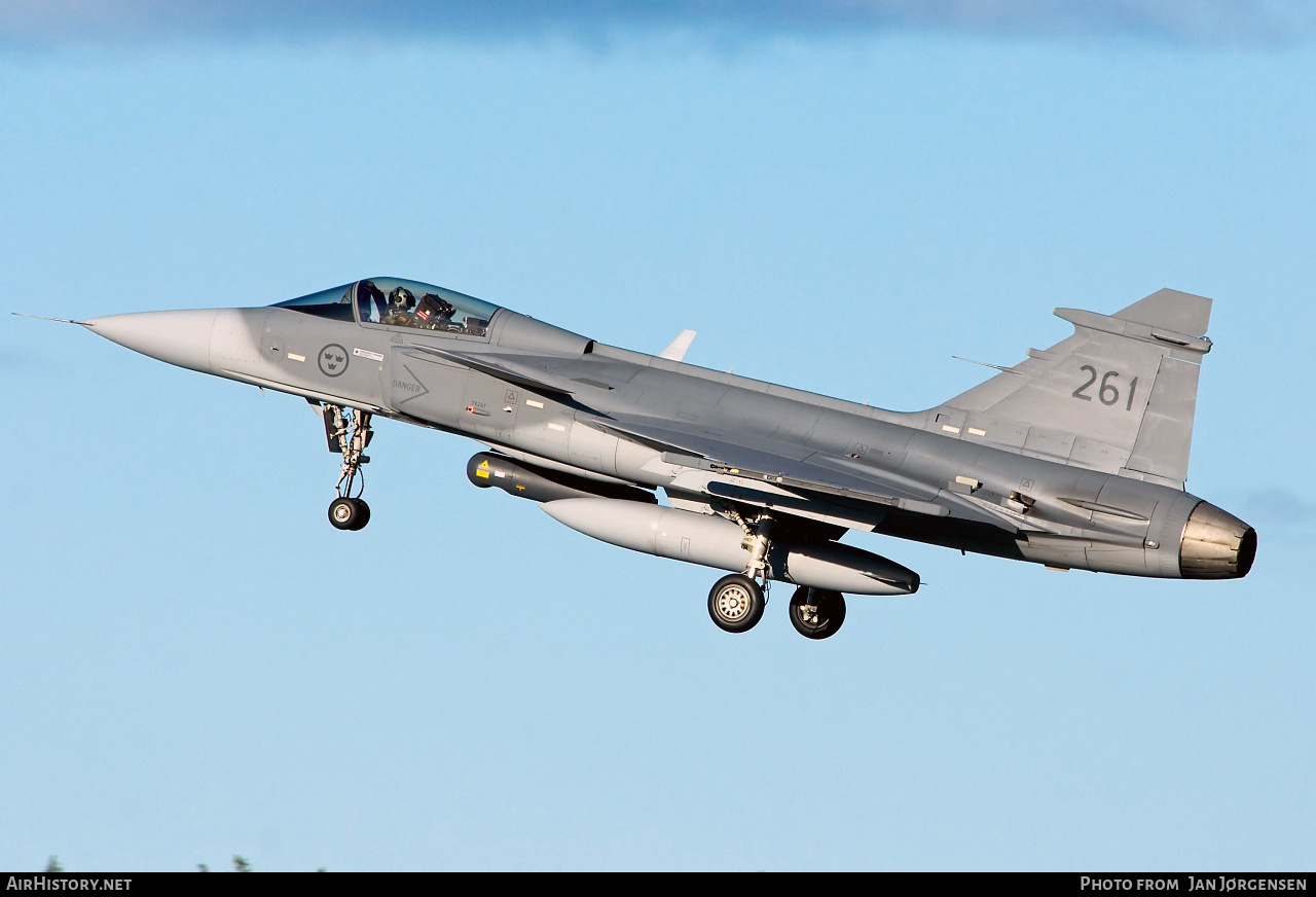 Aircraft Photo of 39261 | Saab JAS 39C Gripen | Sweden - Air Force | AirHistory.net #634857