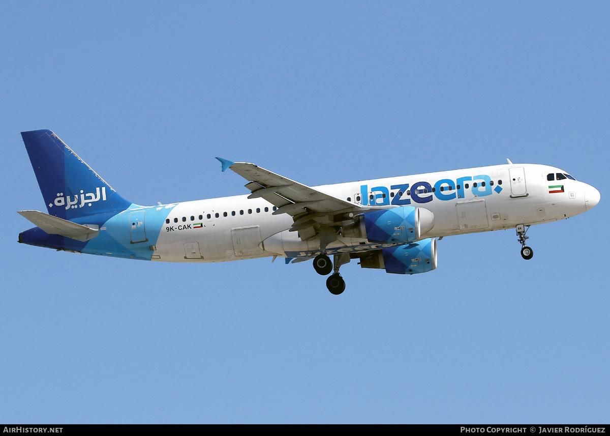 Aircraft Photo of 9K-CAK | Airbus A320-214 | Jazeera Airways | AirHistory.net #634864