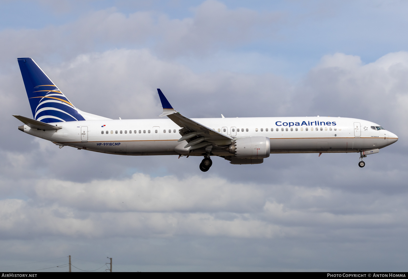 Aircraft Photo of HP-9918CMP | Boeing 737-9 Max 9 | Copa Airlines | AirHistory.net #634876