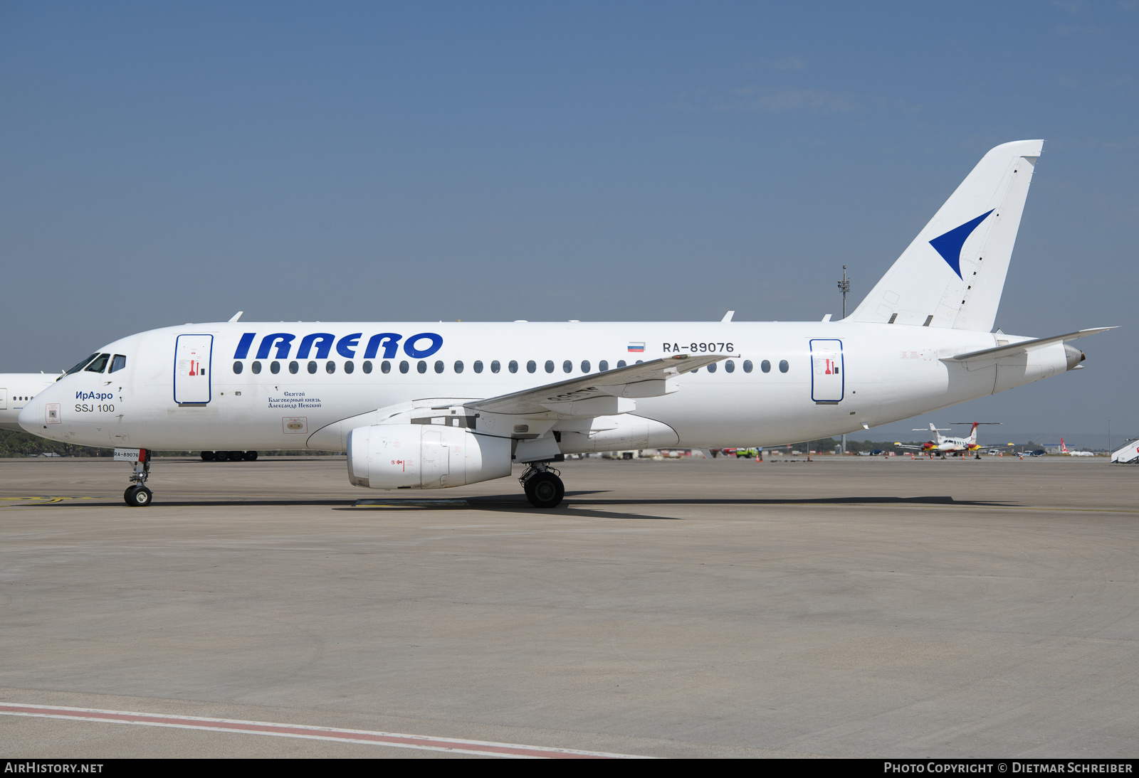 Aircraft Photo of RA-89076 | Sukhoi SSJ-100-95B Superjet 100 (RRJ-95B) | IrAero | AirHistory.net #634877