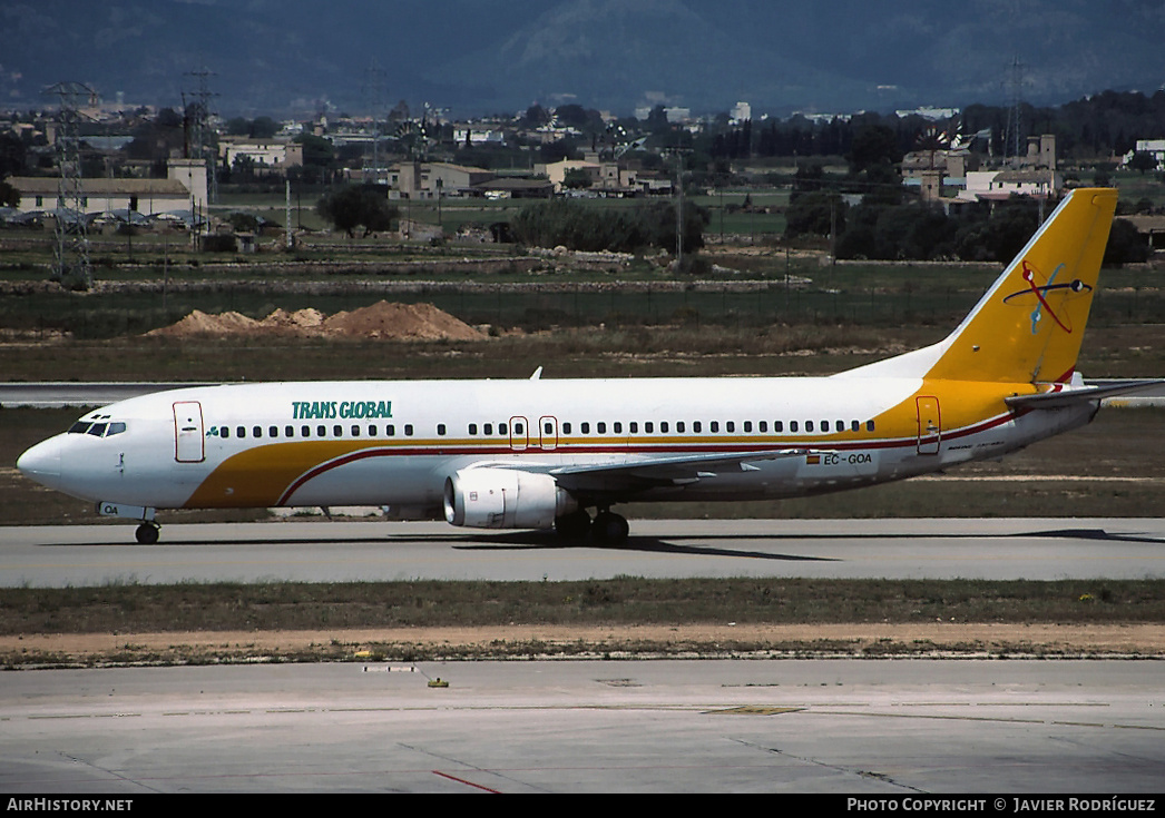 Aircraft Photo of EC-GOA | Boeing 737-4S3 | Trans Global Vacations | AirHistory.net #634879