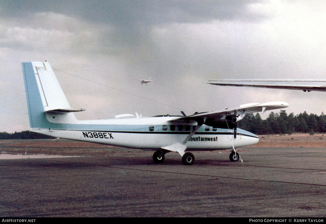 Aircraft Photo of N388EX | De Havilland Canada DHC-6-300 Twin Otter | Mountainwest Airlines | AirHistory.net #634890