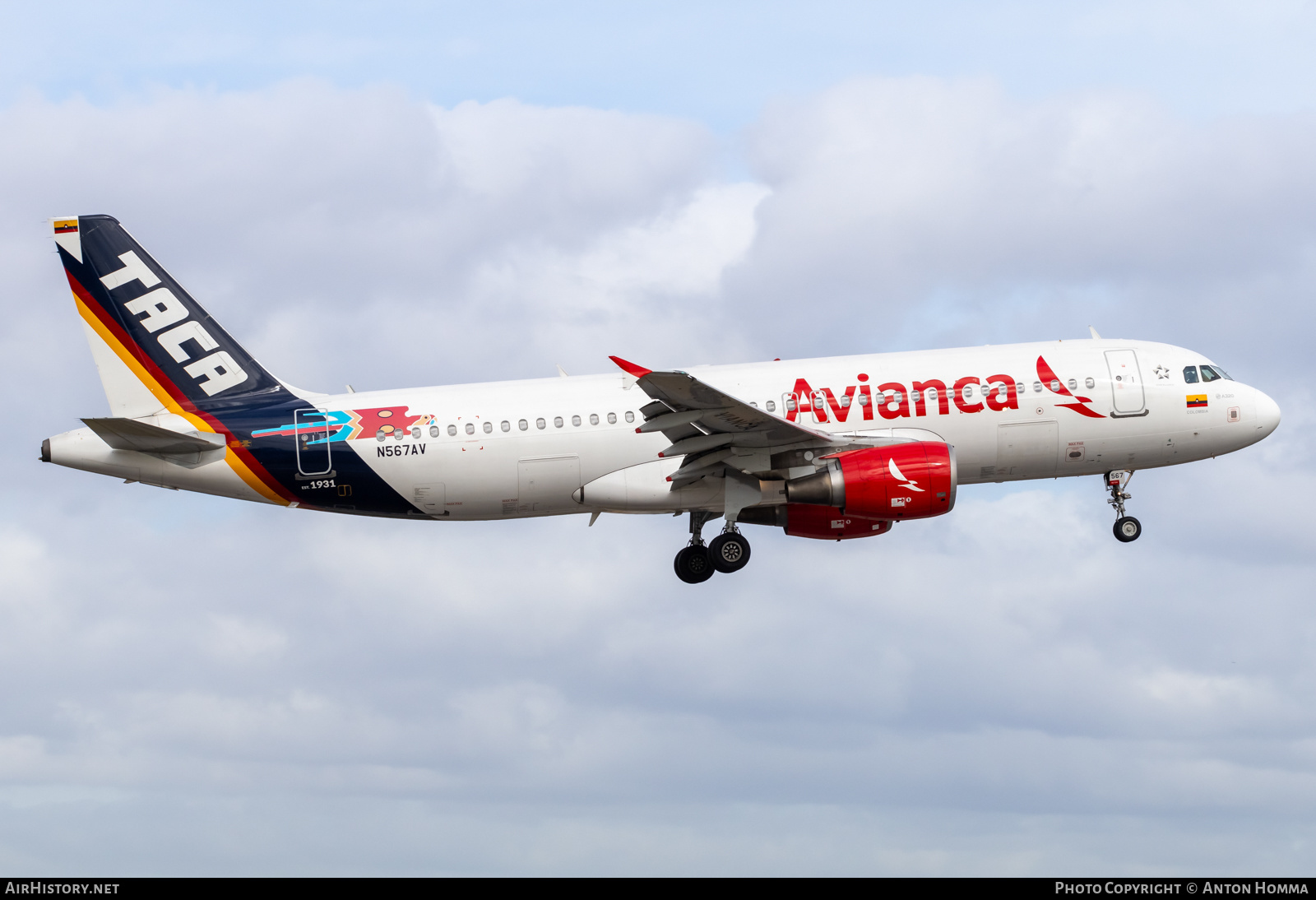 Aircraft Photo of N567AV | Airbus A320-214 | Avianca | TACA - Transportes Aéreos Centro Americanos | AirHistory.net #634893