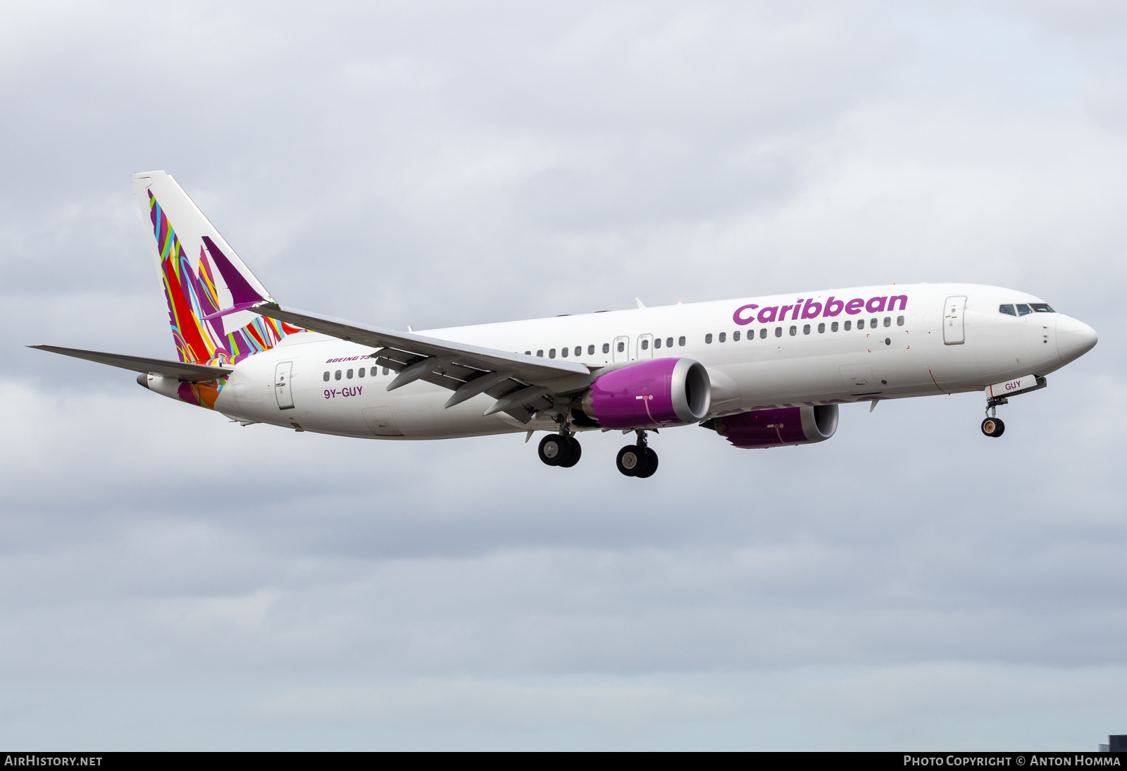 Aircraft Photo of 9Y-GUY | Boeing 737-8 Max 8 | Caribbean Airlines | AirHistory.net #634895