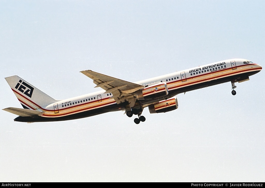 Aircraft Photo of G-IEAB | Boeing 757-23A | Inter European Airways - IEA | AirHistory.net #634917