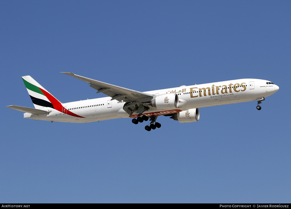 Aircraft Photo of A6-ENB | Boeing 777-31H/ER | Emirates | AirHistory.net #634939