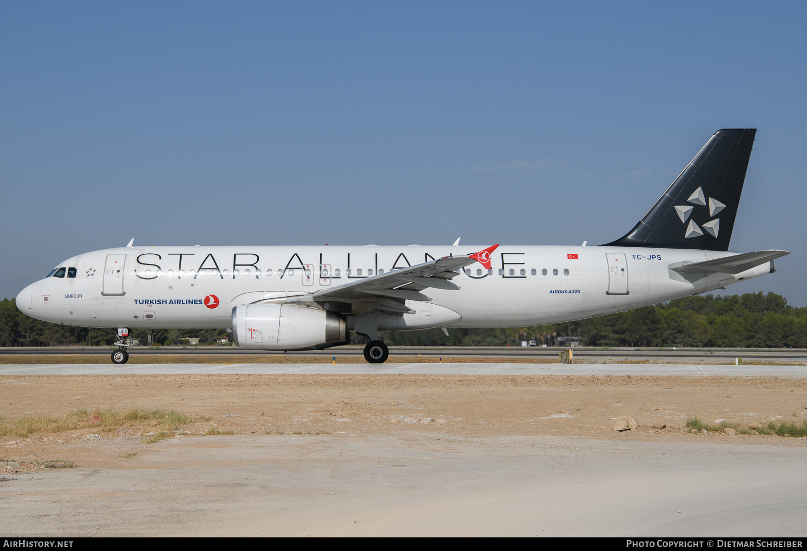 Aircraft Photo of TC-JPS | Airbus A320-232 | Turkish Airlines | AirHistory.net #634946