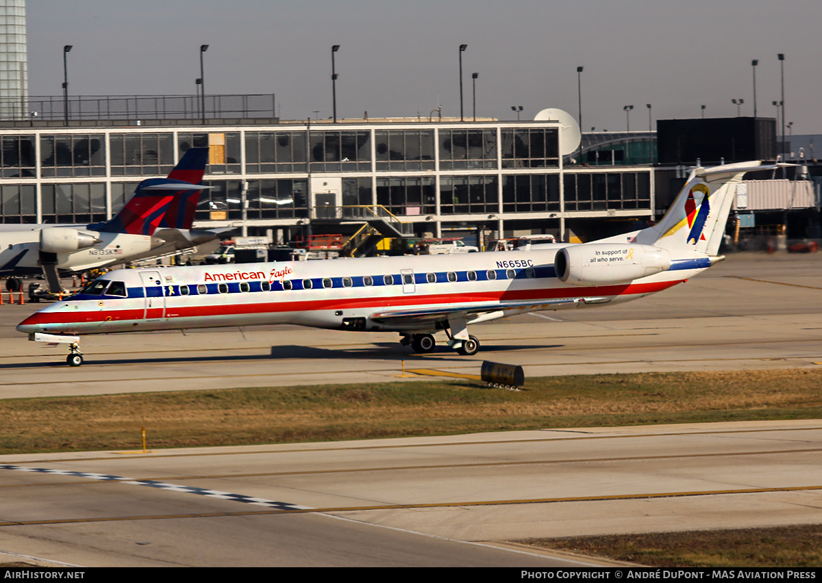 Aircraft Photo of N665BC | Embraer ERJ-145LR (EMB-145LR) | American Eagle | AirHistory.net #634965