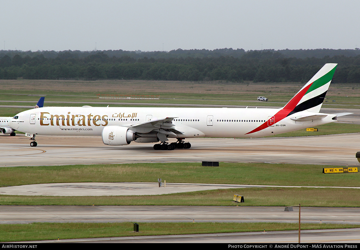 Aircraft Photo of A6-EQN | Boeing 777-300/ER | Emirates | AirHistory.net #635008
