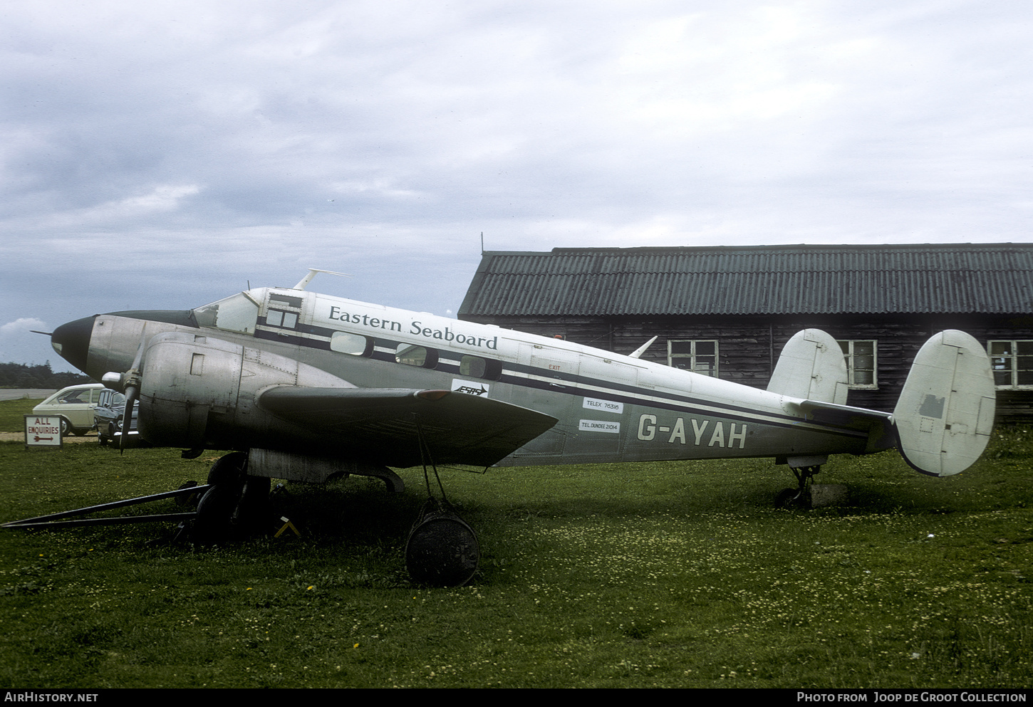 Aircraft Photo of G-AYAH | Beech D18S | Eastern Seaboard | AirHistory.net #635013
