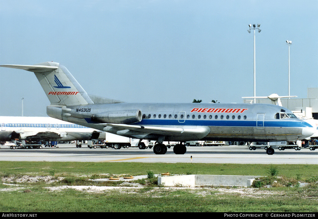 Aircraft Photo of N453US | Fokker F28-1000 Fellowship | Piedmont Airlines | AirHistory.net #635082