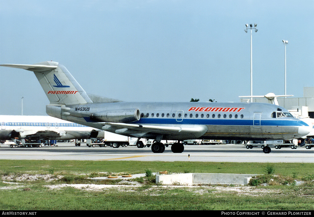 Aircraft Photo of N453US | Fokker F28-1000 Fellowship | Piedmont Airlines | AirHistory.net #635082