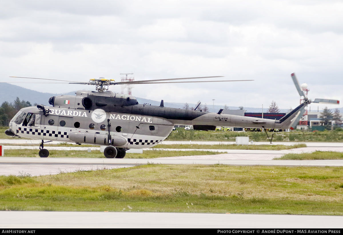 Aircraft Photo of GN-204 | Mil Mi-8MTV-1 | Mexico - Guardia Nacional | AirHistory.net #635088