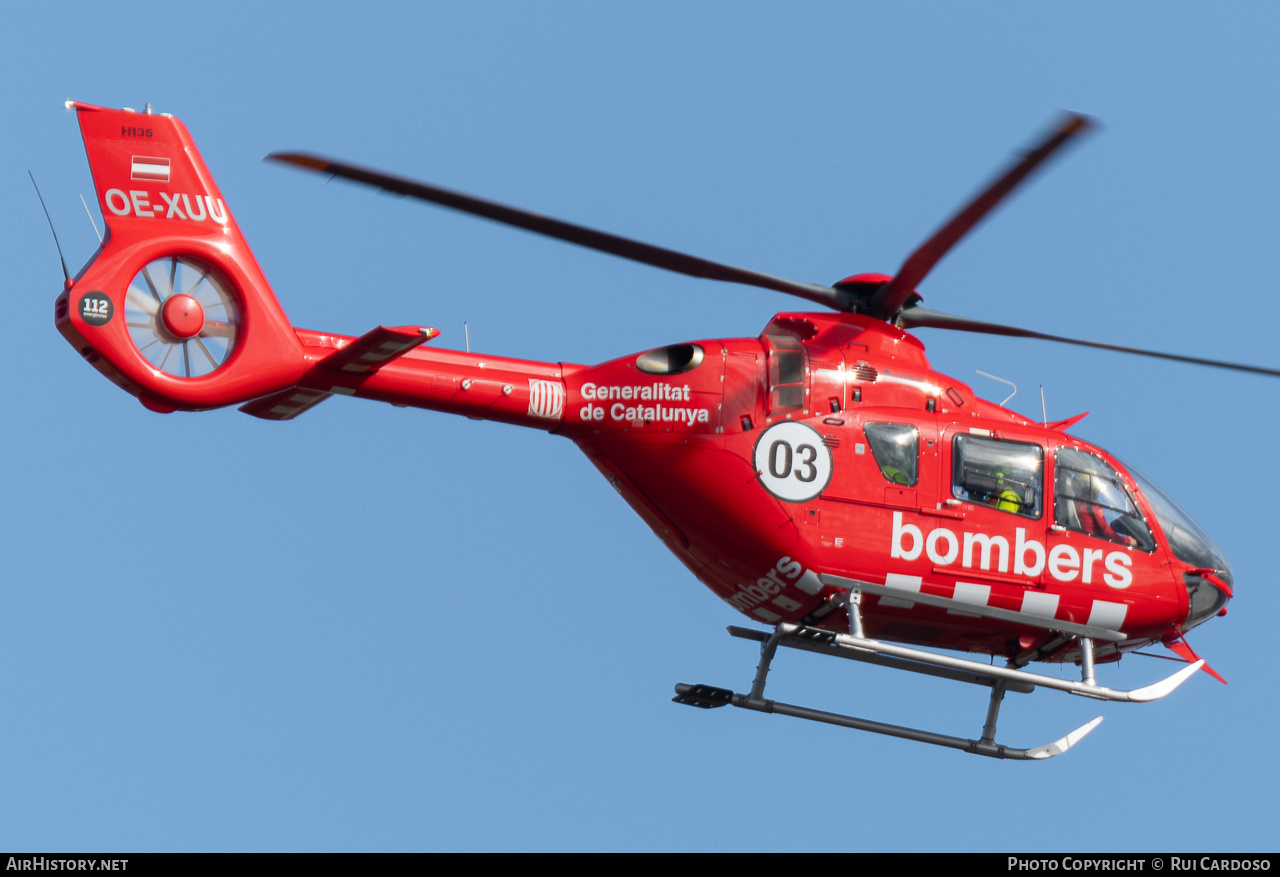 Aircraft Photo of OE-XUU | Airbus Helicopters H-135 (EC-135T-3) | Bombers de la Generalitat de Catalunya | AirHistory.net #635090