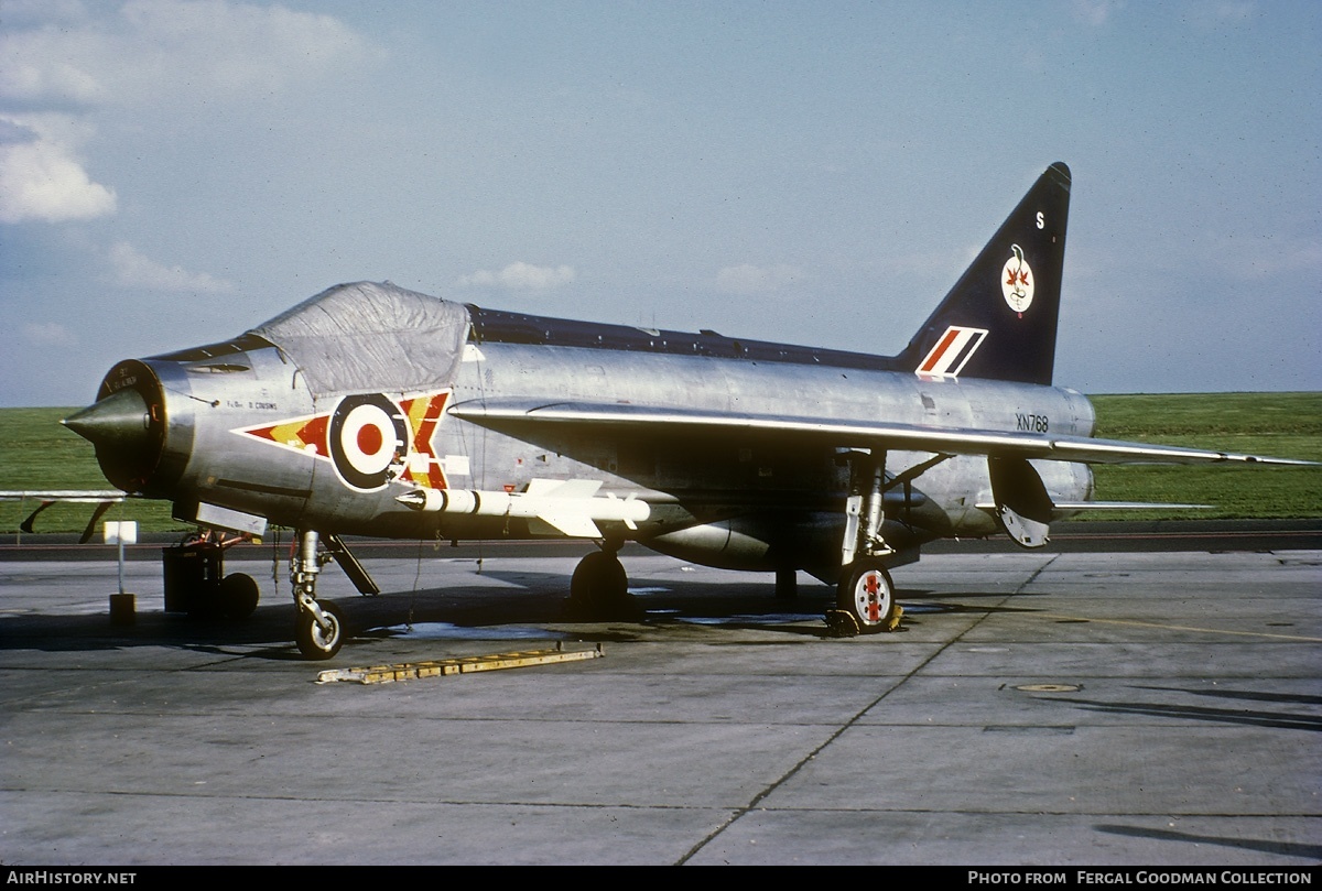 Aircraft Photo of XN768 | English Electric Lightning F2 | UK - Air Force | AirHistory.net #635109