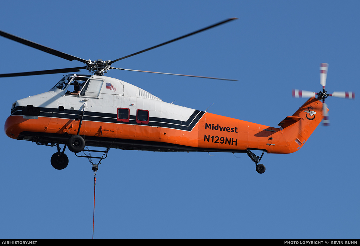 Aircraft Photo of N129NH | Sikorsky S-58JT | Midwest Helicopter Airways | AirHistory.net #635117