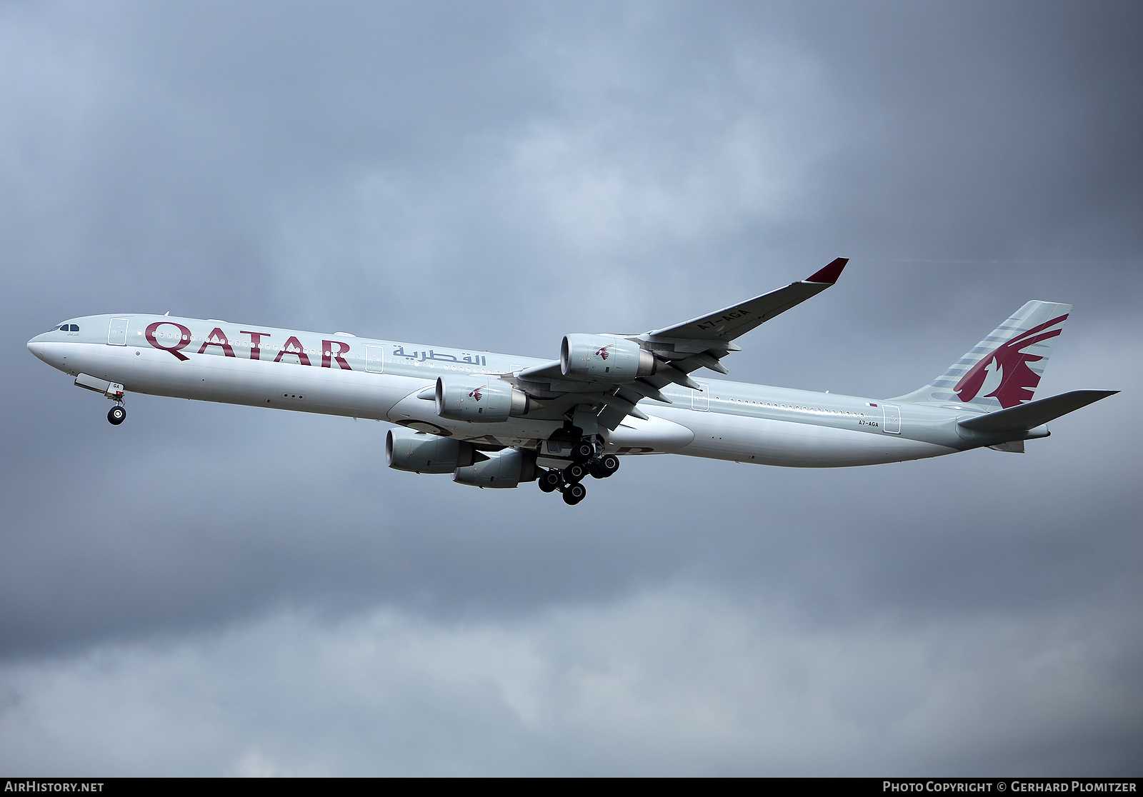 Aircraft Photo of A7-AGA | Airbus A340-642 | Qatar Airways | AirHistory.net #635120