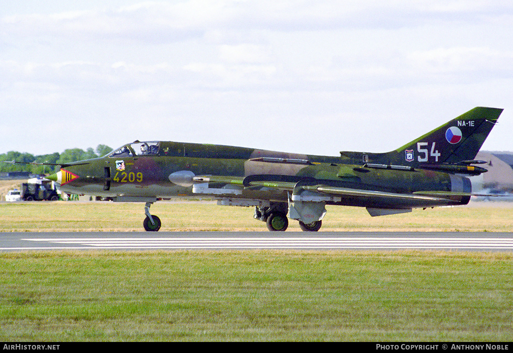 Aircraft Photo of 4209 | Sukhoi Su-22M4 | Czechia - Air Force | AirHistory.net #635142