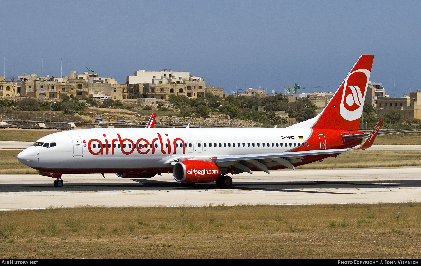 Aircraft Photo of D-ABMD | Boeing 737-86J | Air Berlin | AirHistory.net #635156