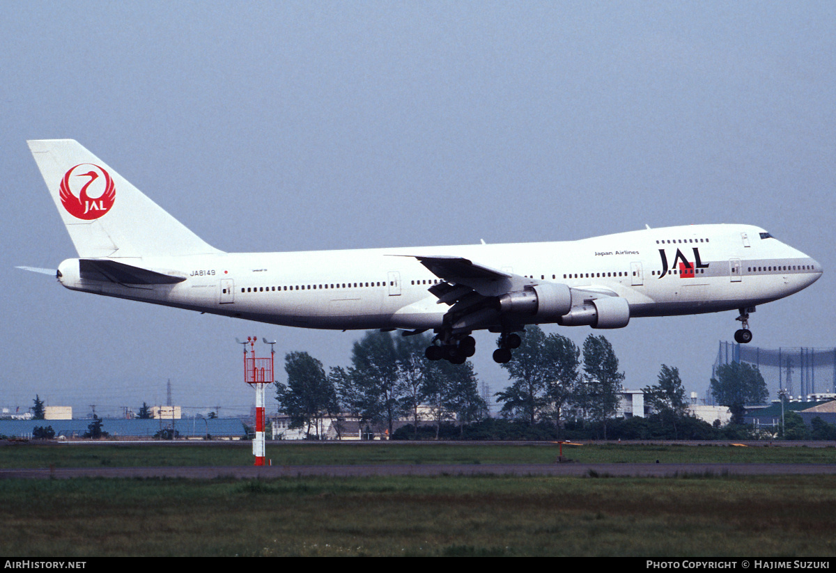 Aircraft Photo of JA8149 | Boeing 747-246B | Japan Airlines - JAL | AirHistory.net #635170