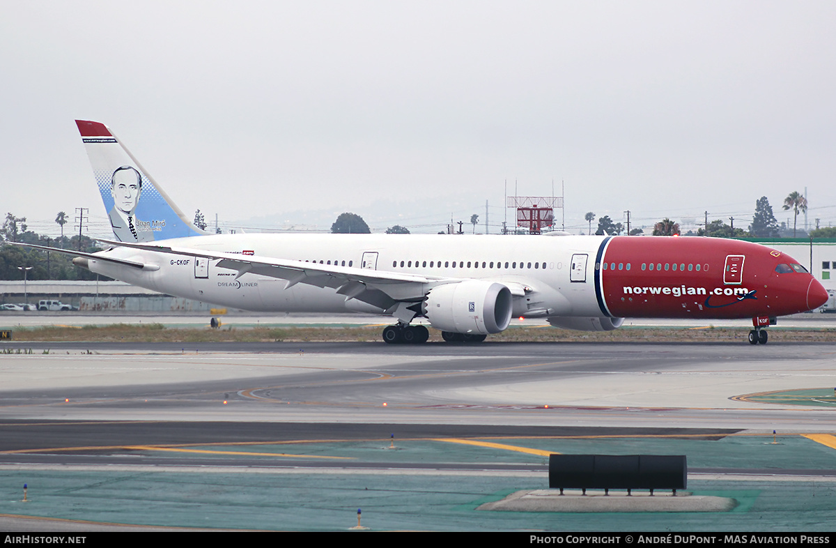 Aircraft Photo of G-CKOF | Boeing 787-9 Dreamliner | Norwegian | AirHistory.net #635187