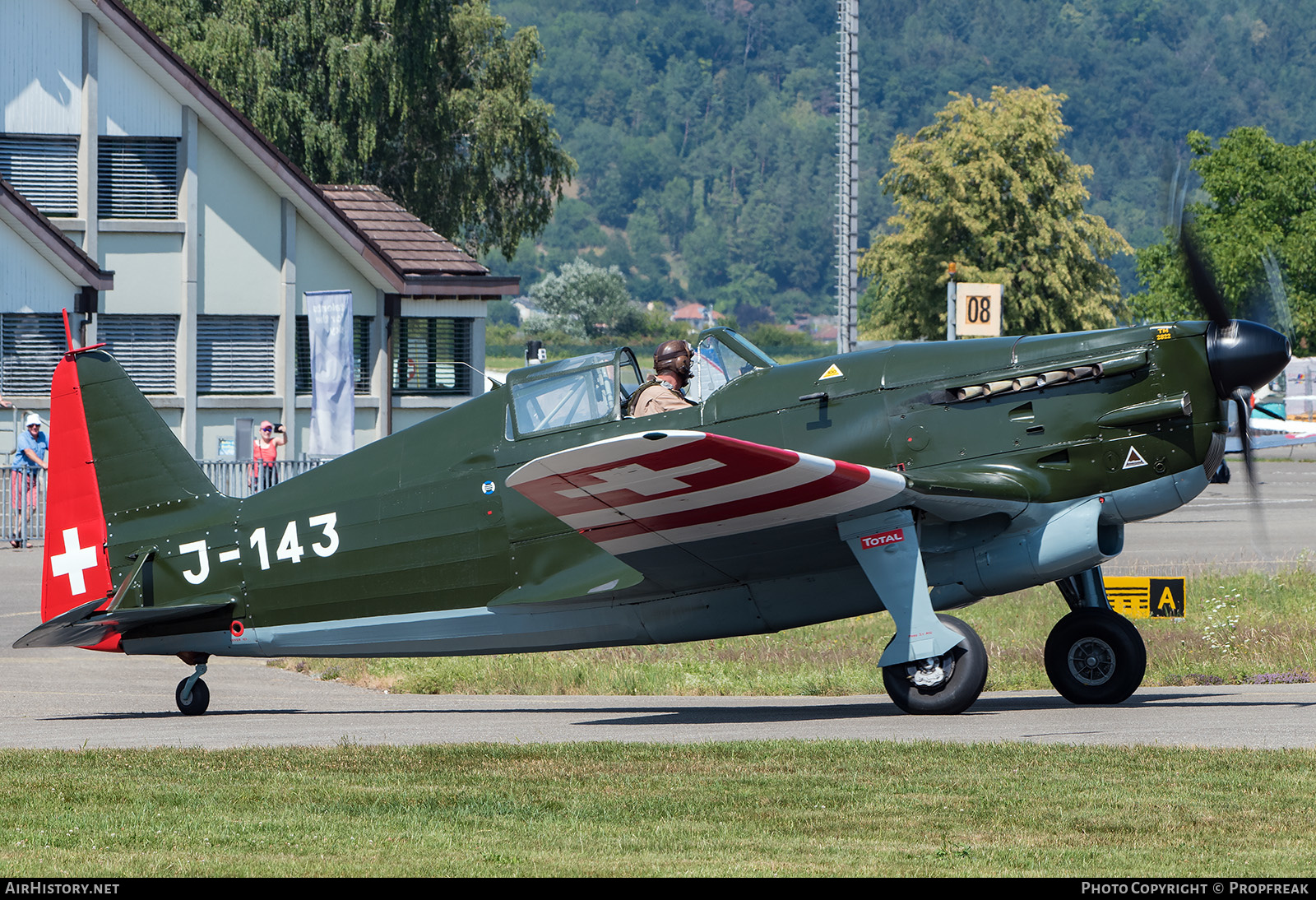 Aircraft Photo of HB-RCF | Morane-Saulnier D-3801 (MS-412) | Switzerland - Air Force | AirHistory.net #635204