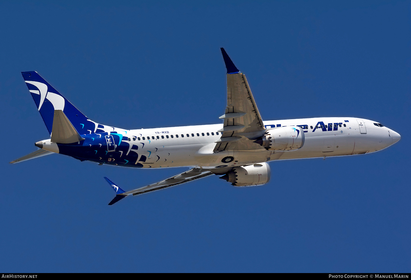 Aircraft Photo of YR-MXB | Boeing 737-8 Max 8 | Blue Air | AirHistory.net #635206