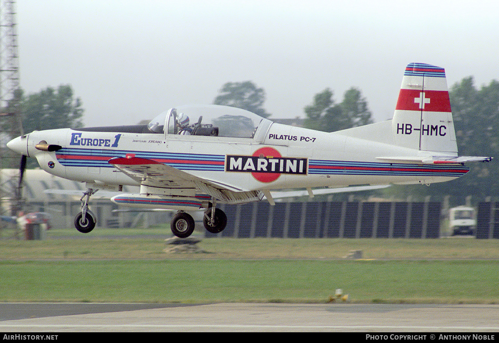 Aircraft Photo of HB-HMC | Pilatus PC-7 | Patrouille Martini-Europe1 | AirHistory.net #635213