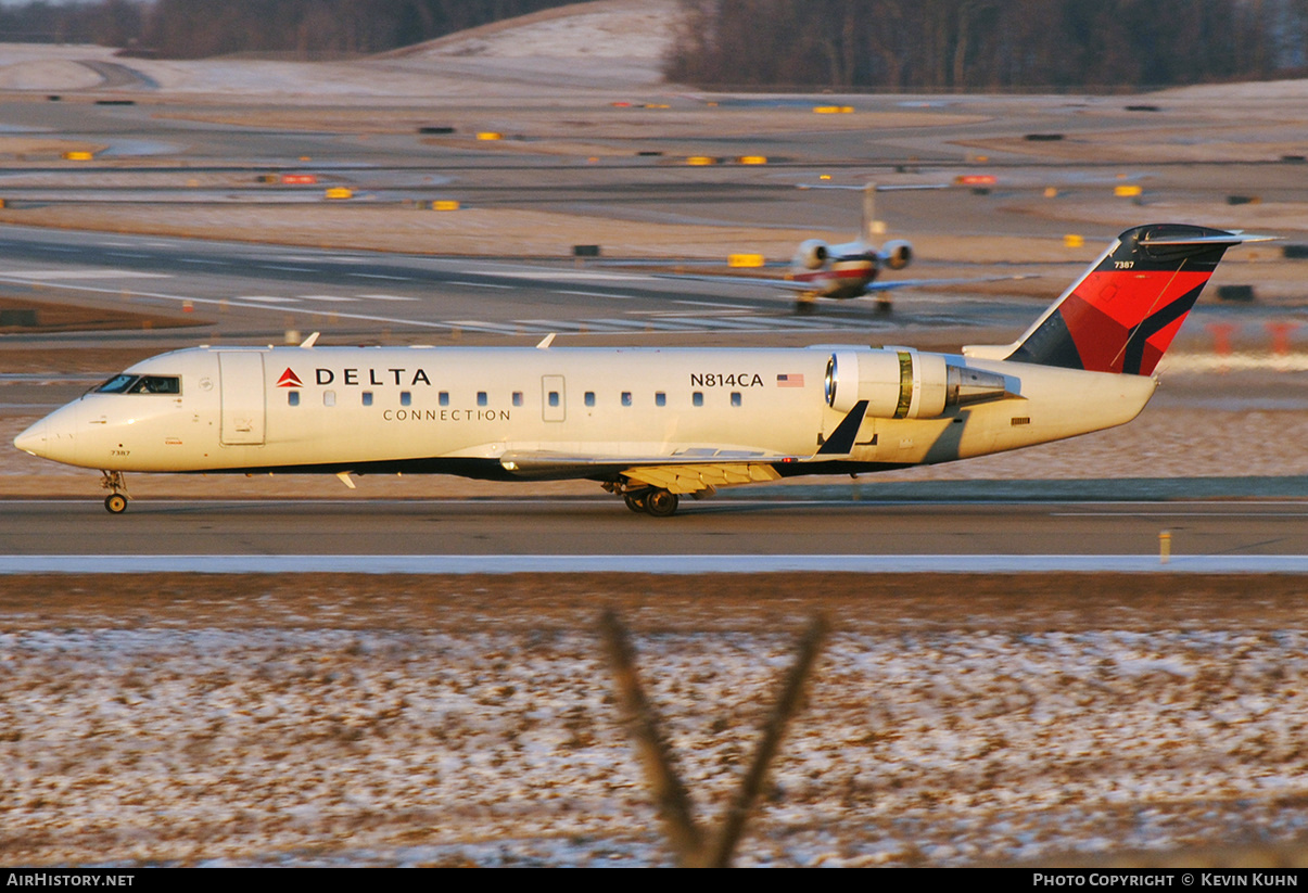 Aircraft Photo of N814CA | Bombardier CRJ-200ER (CL-600-2B19) | Delta Connection | AirHistory.net #635217