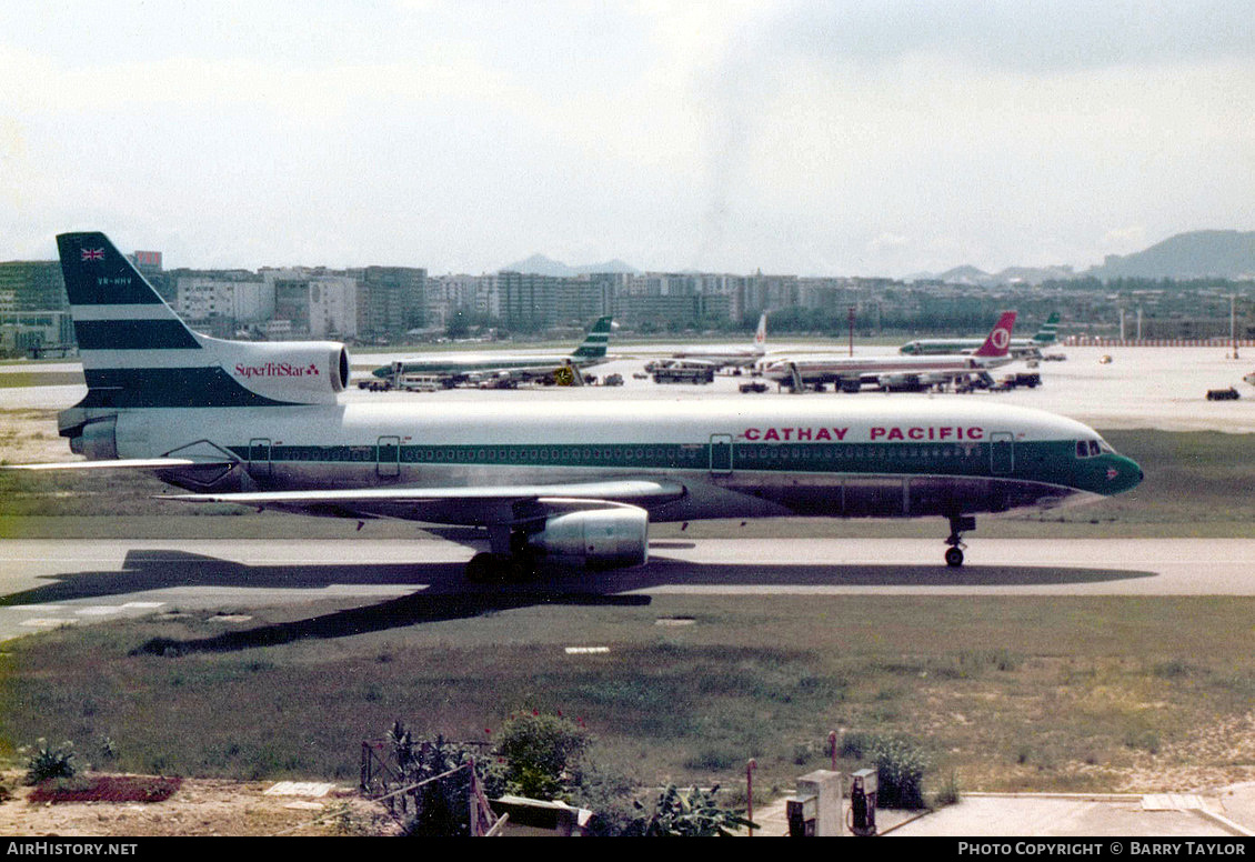 Aircraft Photo of VR-HHV | Lockheed L-1011-385-1 TriStar 1 | Cathay Pacific Airways | AirHistory.net #635235