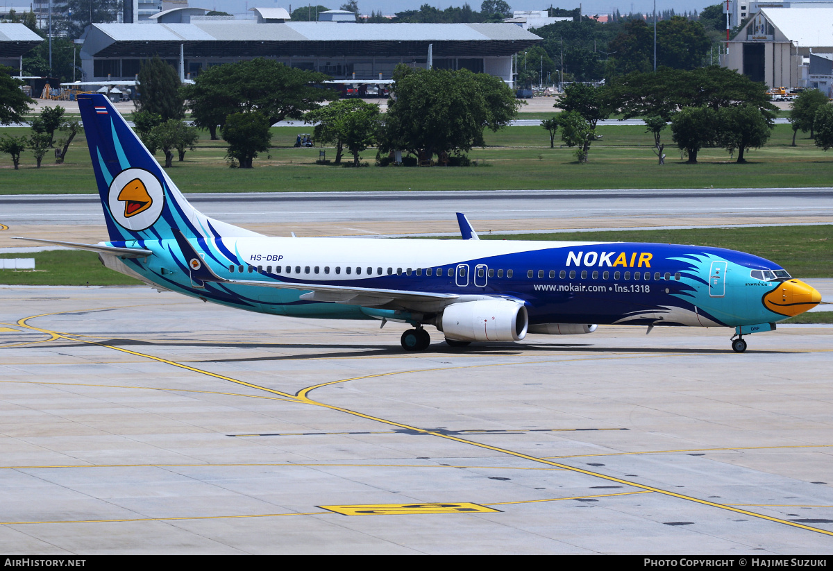 Aircraft Photo of HS-DBP | Boeing 737-8FZ | Nok Air | AirHistory.net #635243