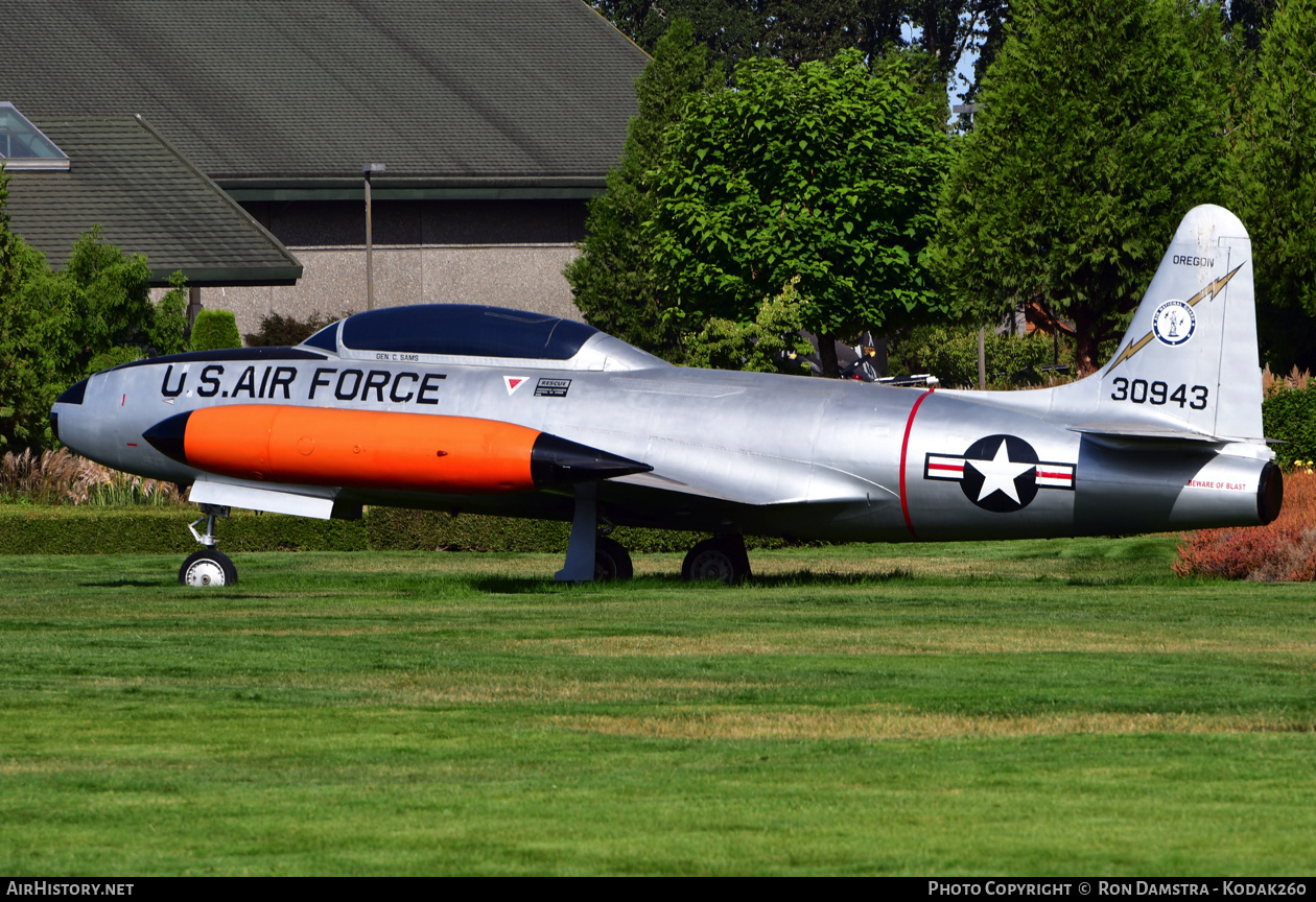 Aircraft Photo of 53-5943 / 30943 | Lockheed T-33A | USA - Air Force | AirHistory.net #635249