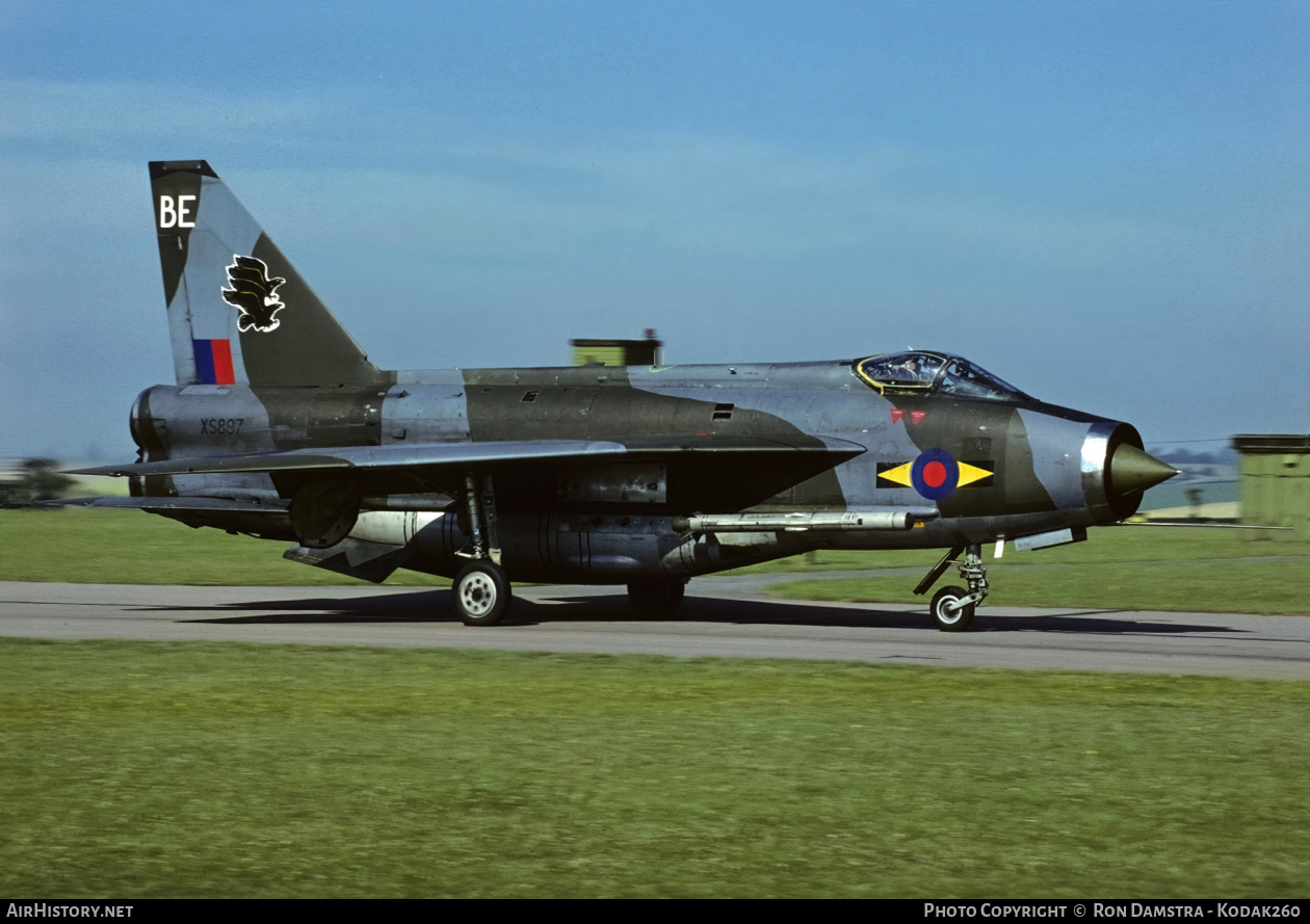 Aircraft Photo of XS897 | English Electric Lightning F6 | UK - Air Force | AirHistory.net #635254